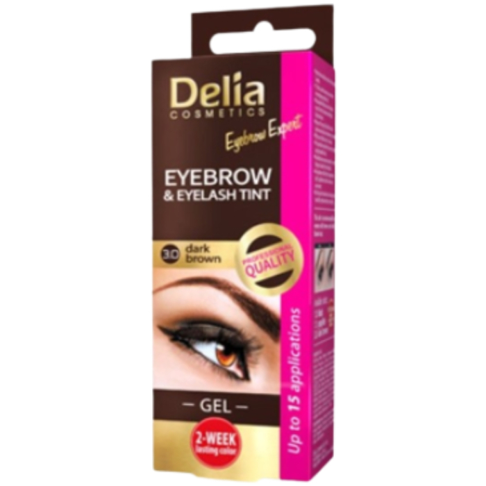 Vopsea Sprancene cu Ulei de Argan, marou, Delia [2]