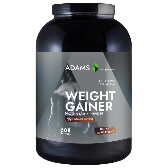 Weight Gainer (ciocolata), 3000g, Adams Supplements [2]