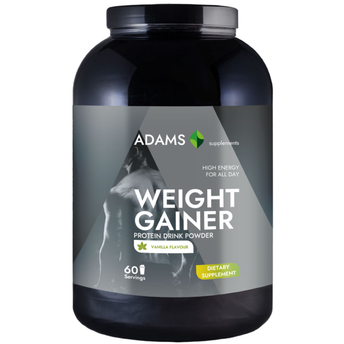 Weight Gainer (vanilie), 3000g, Adams Supplements [2]