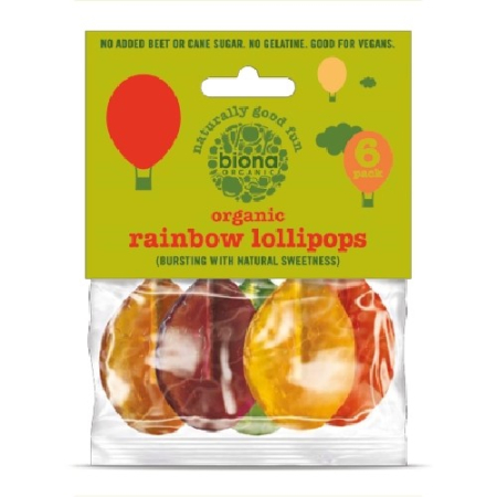 Alimente - Acadele Rainbow Bio 6buc Fara Zahar Biona