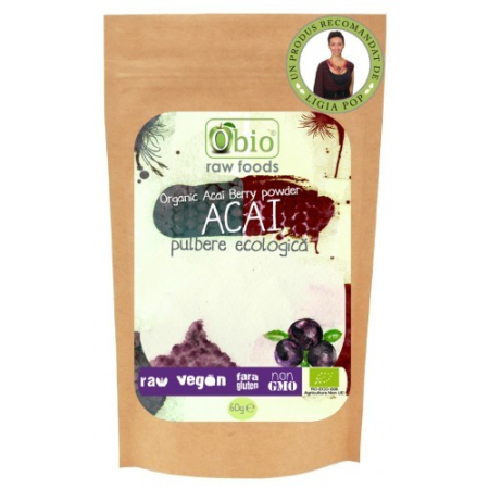 Detoxifiere - Acai Pulbere Bio 60gr Obio
