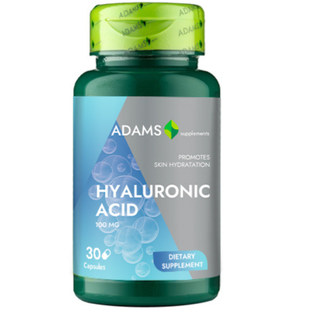 Slabire, dieta, frumusete - Acid Hialuronic 100mg 30cps, Adams