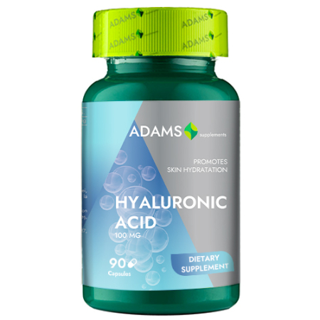 Slabire, dieta, frumusete - Acid Hialuronic 100mg 90cps, Adams
