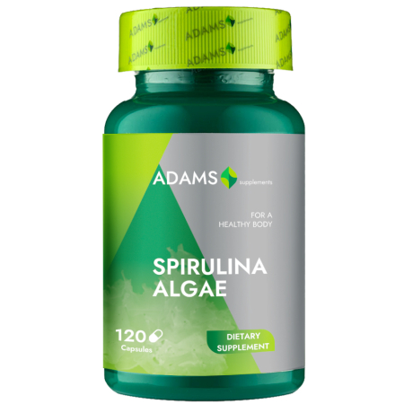 Alga Spirulina 400mg, 120cps, Adams Supplements [1]
