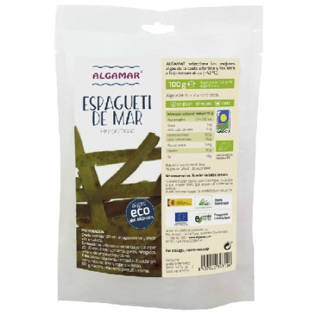 Alge Marine Sea Spaghetti, Bio, 100gr, Algamar [0]