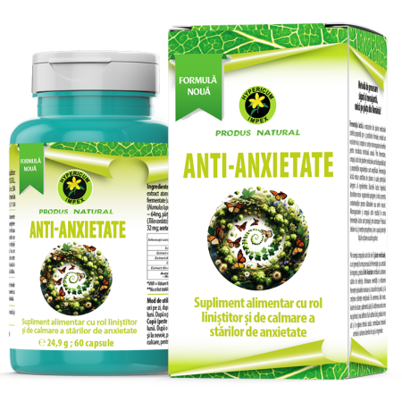 Somn usor - Anti-Anxietate 60cps Hypericum