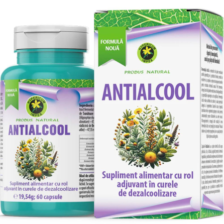 Suplimente alimentare - Antialcool Hypericum 60cps