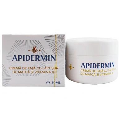 Creme cosmetice - Apidermin Crema de Fata cu Laptisor de Matca si Vit A  50 ml