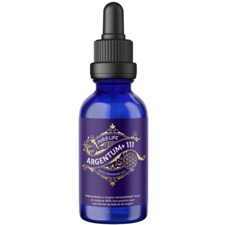 Remedii naturale - Argentum+ 111ppm cu pipeta 60ml Pure Life