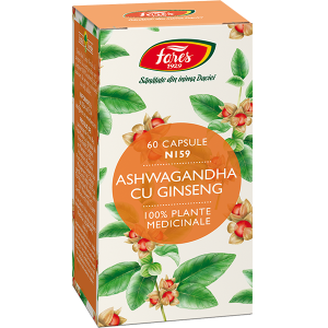 Memorie - Ashwaganda Cu Ginseng 60cps Fares