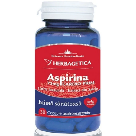 Cardiovasculare - Aspirin Cardio Prim 30cps Herbagetica