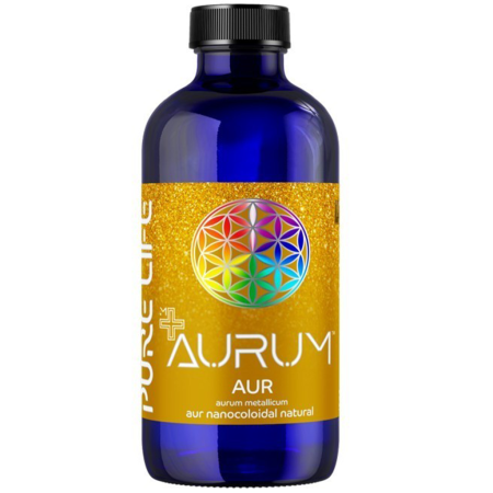 Sistem nervos - Aurum Minerals+, 21 ppm, 240ml, Pure Life