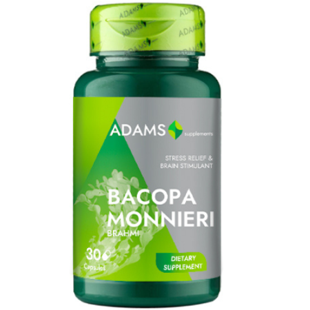Relaxare - Bacopa Monnieri 350mg, 30cps, Adams Supplements