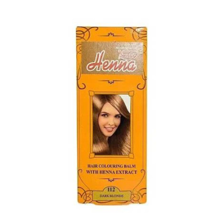 Cosmetice Bio si naturale - Balsam Colorant Henna nr.112 Blond Inchis 75ml Sonia