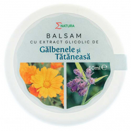 Balsam cu Galbenele si Tataneasa, 50 ml, Enatura [0]