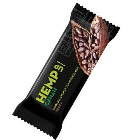 Batoane proteice - Baton din seminte de Canepa si Cacao, Eco, 48g, Canah