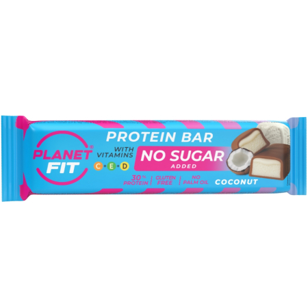 Baton proteic ​​cu vitamine, Coconut, 40g, Brain Foods [1]