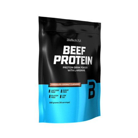 Proteine - Beef Protein Chocolate-Coconut 500gr Biotech USA