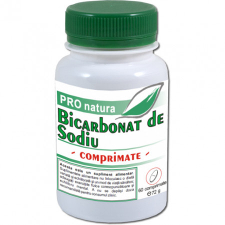 Suplimente alimentare - Bicarbonat De Sodiu 60cps Pro Natura