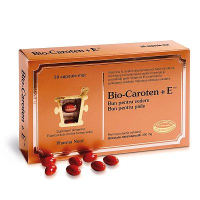 Bio-Caroten + E, 60cps, Pharma Nord [0]