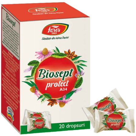 Imunitate - Biosept Protect, A34, 20 dropsuri, Fares