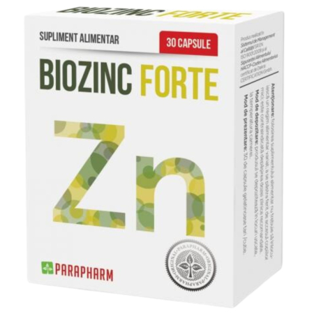 Imunitate - Biozinc Forte, 30cps, Parapharm