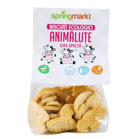 Patiserii - Biscuiti Bio din Spelta Animalute, 100gr , springmarkt