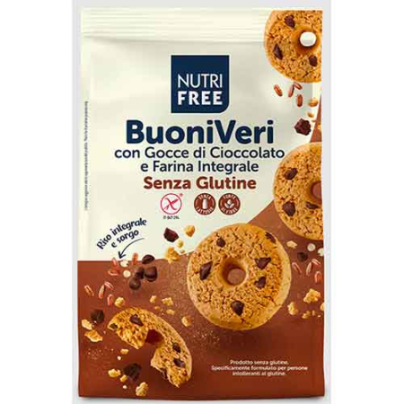Dulciuri, patiserii fara gluten - Biscuiti Buoni Veri cu Bucati de Ciocolata si Faina Integrala 25