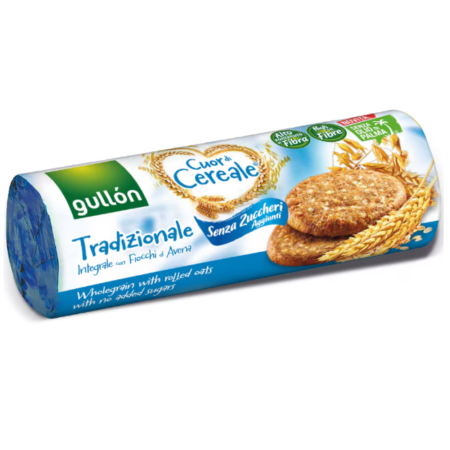 Patiserii - Biscuiti Cereale Integrale si Fulgi de Ovaz Fara Zahar 280g Gullon