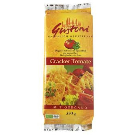 Snacksuri - Biscuiti Crocanti cu Tomate si Oregano Eco 250g Gustoni