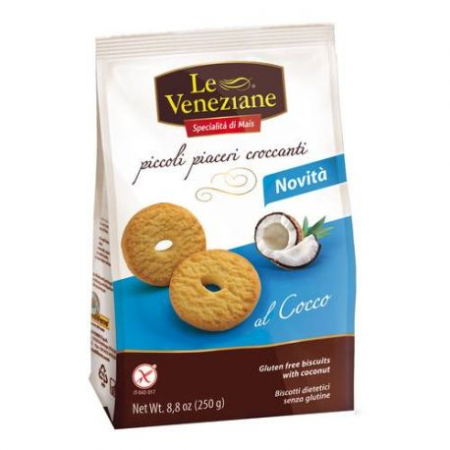 Biscuiti cu Cocos fara Gluten 250gr Le Veneziane [1]