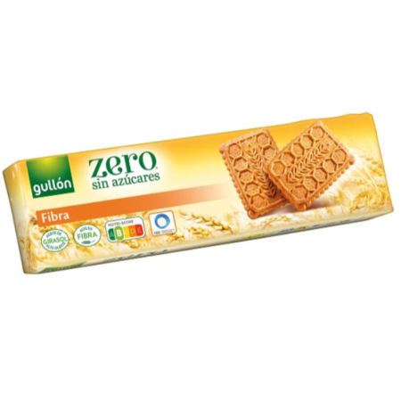 Patiserii - Biscuiti Cu Fibre Vegetale Fara Zahar Adaugat cu Indulcitori 170g Gullon