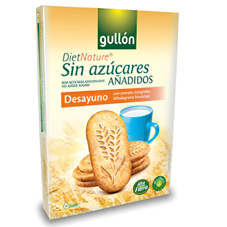 Patiserii - Biscuiti Dietetici Mic Dejun fara Zahar 216g Gullon