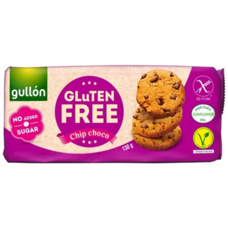 Dulciuri, patiserii fara gluten - Biscuiti Fara Gluten cu Ciocolata 130gr Gullon
