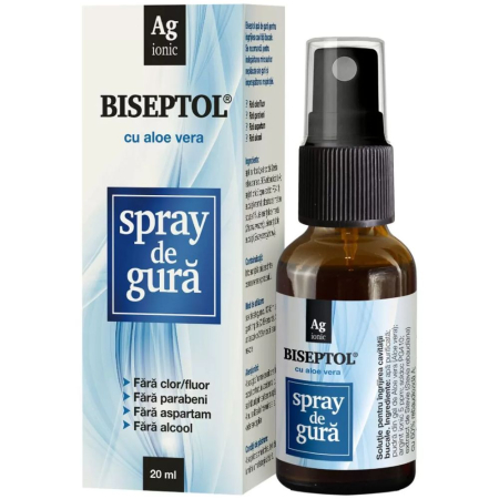 Biseptol Spray De Gura Aloe Vera 20ml Dacia Plant [0]
