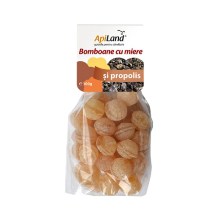 Bomboane Cu Miere si Propolis 100g Apiland [1]