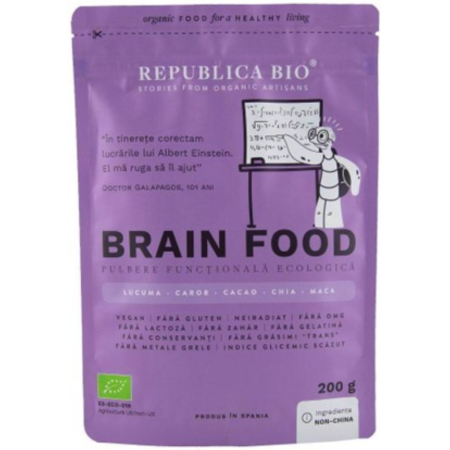 Alimente - Brain Food Pulbere Functional Ecologica 200g Republica Bio