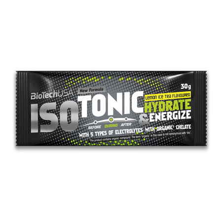 Suplimente fitness - BU81 Iso Tonic Lemon Ice Tea, 30gr, BiotechUSA