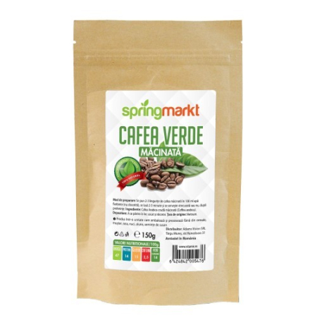 Detoxifiere - Cafea Verde (macinata), 150g, springmarkt