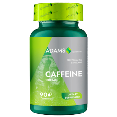 Caffeina 100mg, 90cps, Adams Supplements [1]