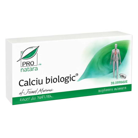 Calciu Biologic 30cps Pro Natura [1]