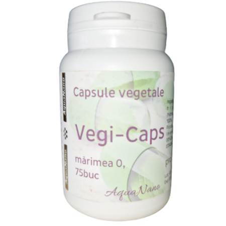 Digestie - Capsule Vegetale Goale, 75 buc, AquaNano