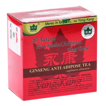 Ceai Antiadipos Rosu cu Ginseng 30dz Yong Kang [0]