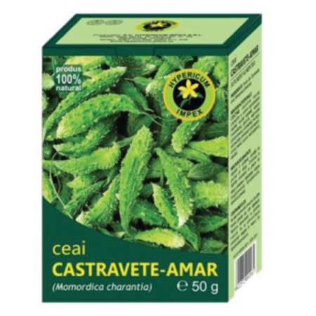 Ceaiuri medicinale compuse - Ceai Castravete Amar, 50g, Hypericum