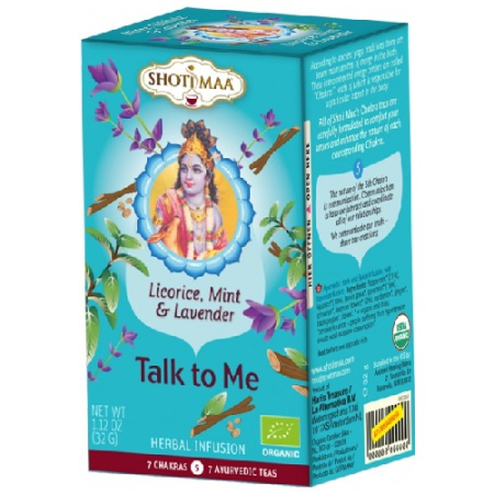 Atelierul de cafea si ceaiuri - Ceai Chakras - Talk To Me - Lemn Dulce, Menta Si Lavanda Bio 16D