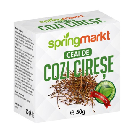 Ceaiuri medicinale compuse - Ceai Cozi Cirese 50gr springmarkt