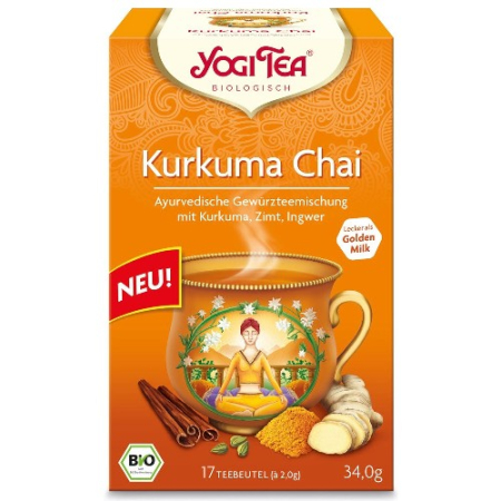 Atelierul de cafea si ceaiuri - Ceai cu Curcuma, Eco, 17 plicuri, Yogi Tea