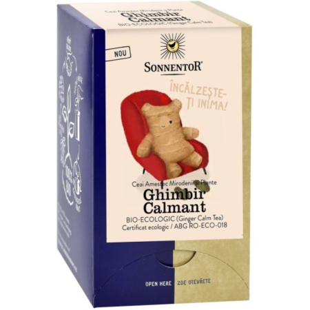 Alimente - Ceai de Ghimbir, Calmant, Eco, 18 plicuri, Sonnentor