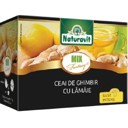 Atelierul de cafea si ceaiuri - Ceai de Ghimbir cu Lamie Fantasy 15dz X 1.5gr Naturavit