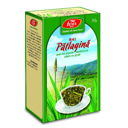 Ceaiuri medicinale compuse - Ceai de Patlagina 50gr Fares